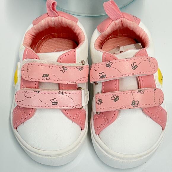 2 pair Baby Girl Vacation Shoes Size 2 DISNEY Pooh & FOOTJOY Saddle Golf Pink - Picture 3 of 13